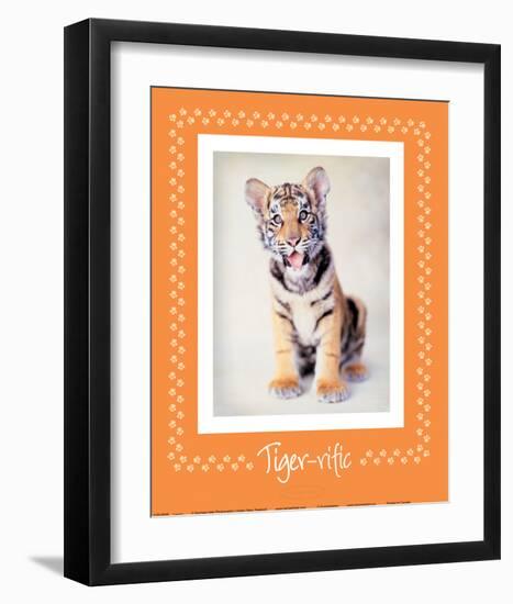 Tiger-Ific-Rachael Hale-Framed Art Print