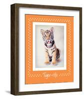 Tiger-Ific-Rachael Hale-Framed Art Print