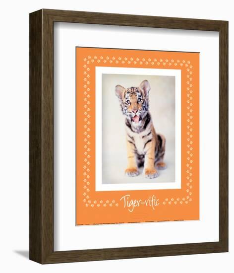 Tiger-Ific-Rachael Hale-Framed Art Print