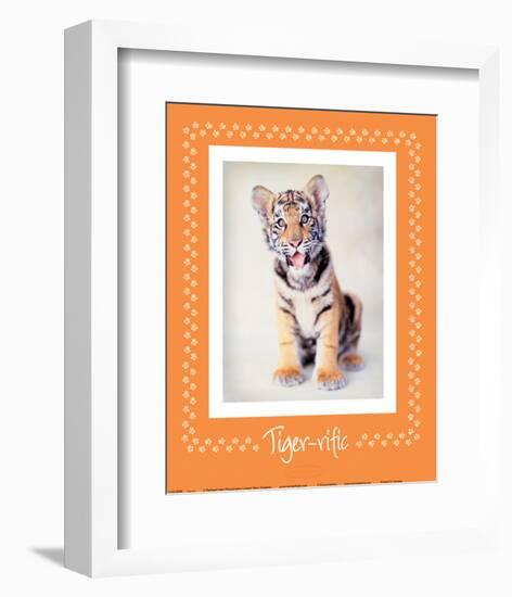 Tiger-Ific-Rachael Hale-Framed Art Print