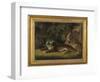 Tiger in a Jungle Landscape-Benjamin Zobel-Framed Giclee Print