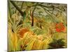 Tiger in a Tropical Storm (Surprised!) 1891-Henri Rousseau-Mounted Premium Giclee Print