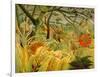 Tiger in a Tropical Storm (Surprised!) 1891-Henri Rousseau-Framed Giclee Print