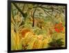 Tiger in a Tropical Storm (Surprised!) 1891-Henri Rousseau-Framed Giclee Print