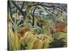 Tiger in a Tropical Storm (Surprised!)-Henri Rousseau-Stretched Canvas