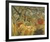 Tiger In A Tropical Storm-Henri Rousseau-Framed Giclee Print