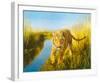 Tiger In The Indian Sunderbans-Leonard Pearman-Framed Giclee Print