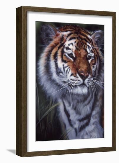 Tiger in the Midst-Jenny Newland-Framed Giclee Print