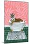 Tiger in Tub-Yvette St. Amant-Mounted Art Print