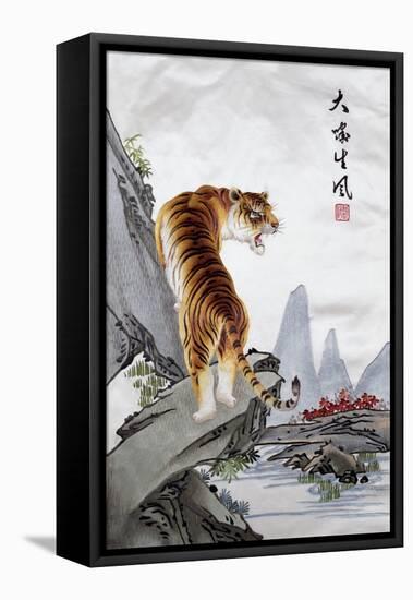 Tiger, Japanese-null-Framed Stretched Canvas