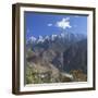 Tiger Leaping Gorge and Jade Dragon Snow Mountain (Yulong Xueshan), Yunnan, China-Ian Trower-Framed Photographic Print