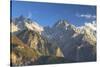 Tiger Leaping Gorge and Jade Dragon Snow Mountain (Yulong Xueshan), Yunnan, China-Ian Trower-Stretched Canvas