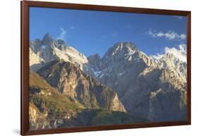 Tiger Leaping Gorge and Jade Dragon Snow Mountain (Yulong Xueshan), Yunnan, China-Ian Trower-Framed Photographic Print