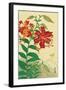 Tiger Lilies and Butterfly-Koson Ohara-Framed Giclee Print