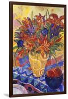 Tiger Lilies and Irises-Lorraine Platt-Framed Giclee Print