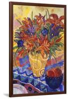 Tiger Lilies and Irises-Lorraine Platt-Framed Giclee Print