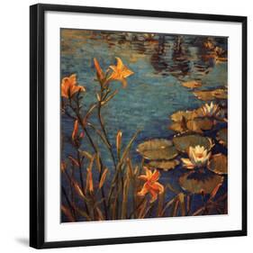 Tiger Lilies-Donna Norine Schuster-Framed Art Print