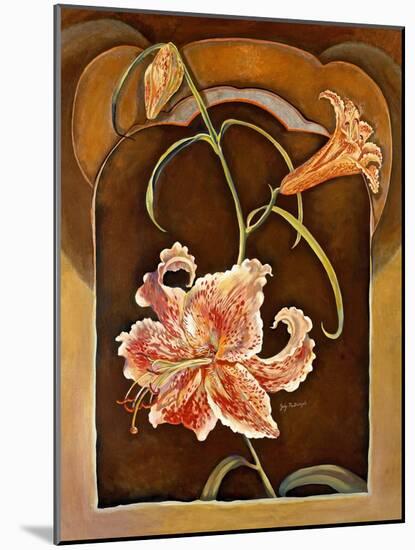 Tiger Lilies-Judy Mastrangelo-Mounted Giclee Print