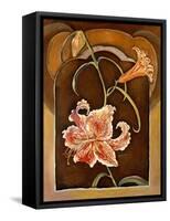 Tiger Lilies-Judy Mastrangelo-Framed Stretched Canvas