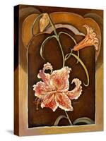 Tiger Lilies-Judy Mastrangelo-Stretched Canvas