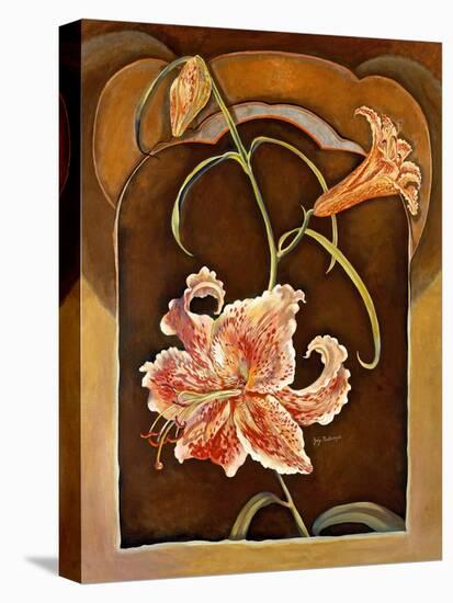 Tiger Lilies-Judy Mastrangelo-Stretched Canvas