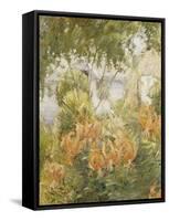 Tiger Lilies-John Henry Twachtman-Framed Stretched Canvas