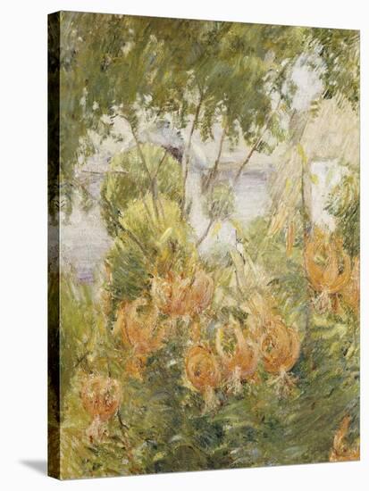 Tiger Lilies-John Henry Twachtman-Stretched Canvas