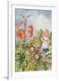 Tiger Lily, from 'Through the Looking Glass' by Lewis Carroll (1832-98)-John Tenniel-Framed Giclee Print