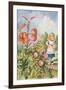 Tiger Lily, from 'Through the Looking Glass' by Lewis Carroll (1832-98)-John Tenniel-Framed Giclee Print