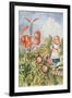 Tiger Lily, from 'Through the Looking Glass' by Lewis Carroll (1832-98)-John Tenniel-Framed Giclee Print