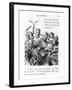 Tiger Lily, from "Through the Looking Glass" by Lewis Carroll-John Tenniel-Framed Giclee Print