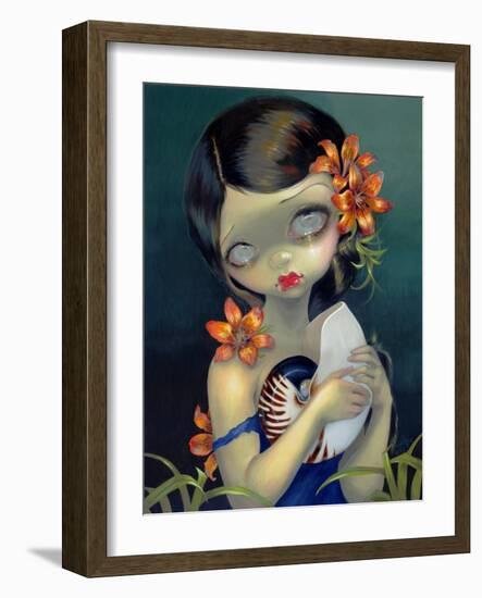 Tiger Lily, Tiger Nautilus-Jasmine Becket-Griffith-Framed Art Print