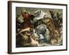 Tiger, Lion and Leopard Hunt, 1616-Peter Paul Rubens-Framed Giclee Print