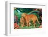 Tiger Love 2-Alixandra Mullins-Framed Art Print