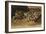 Tiger Lying Down; Tigre Couche, 1858-Eugene Delacroix-Framed Giclee Print