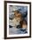 Tiger Lying in the Snow-Martin Fowkes-Framed Giclee Print