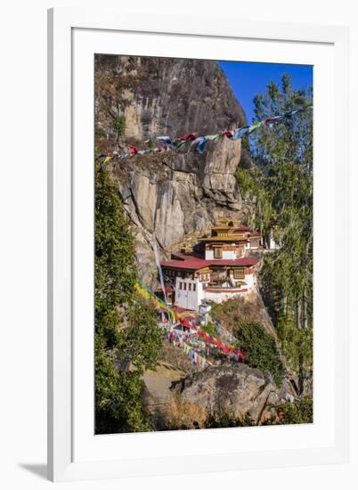 Tiger Nest, Taktsang Goempa Monastery Hanging in the Cliffs, Bhutan-Michael Runkel-Framed Photographic Print