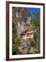 Tiger Nest, Taktsang Goempa Monastery Hanging in the Cliffs, Bhutan-Michael Runkel-Framed Photographic Print