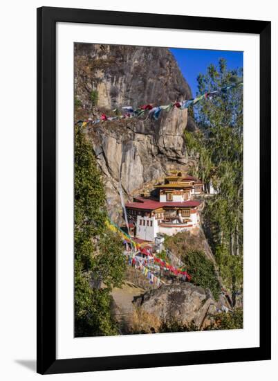 Tiger Nest, Taktsang Goempa Monastery Hanging in the Cliffs, Bhutan-Michael Runkel-Framed Photographic Print