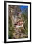 Tiger Nest, Taktsang Goempa Monastery Hanging in the Cliffs, Bhutan-Michael Runkel-Framed Photographic Print