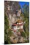 Tiger Nest, Taktsang Goempa Monastery Hanging in the Cliffs, Bhutan-Michael Runkel-Mounted Photographic Print