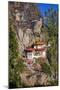 Tiger Nest, Taktsang Goempa Monastery Hanging in the Cliffs, Bhutan-Michael Runkel-Mounted Photographic Print