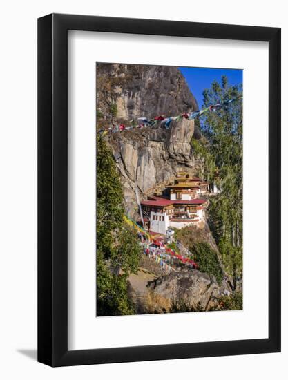 Tiger Nest, Taktsang Goempa Monastery Hanging in the Cliffs, Bhutan-Michael Runkel-Framed Photographic Print