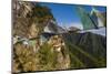 Tiger Nest, Taktsang Goempa Monastery Hanging in the Cliffs, Bhutan-Michael Runkel-Mounted Photographic Print