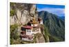 Tiger-Nest, Taktsang Goempa Monastery Hanging in the Cliffs, Bhutan-Michael Runkel-Framed Photographic Print