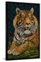 Tiger - Paper Mosaic-Lantern Press-Stretched Canvas