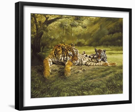 Tiger's Eye-Spencer Hodge-Framed Giclee Print