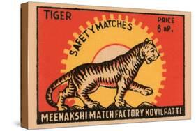 Tiger Safety Matches-null-Stretched Canvas