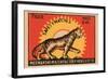 Tiger Safety Matches-null-Framed Art Print