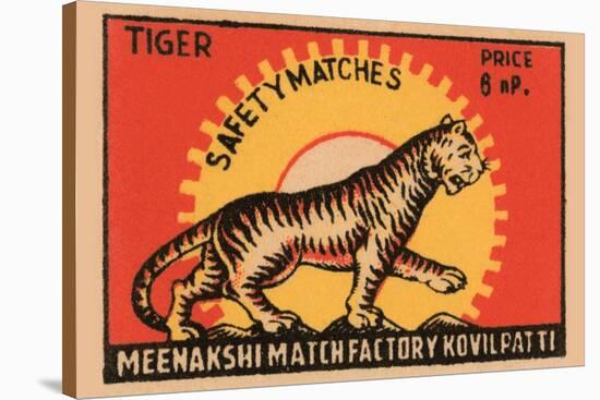 Tiger Safety Matches-null-Stretched Canvas